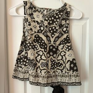 Free People Open Back Tank Top